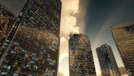 Rascacielos-O-Edificios-Modernos-En-La-Ciudad